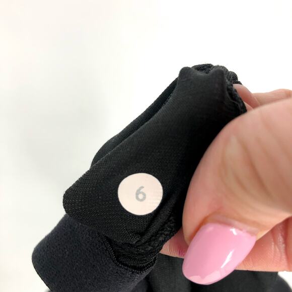 LULULEMON Women's Happy Strappy Tank Size 6 Black Stretch Yoga Lightweight - Picture 10 of 11